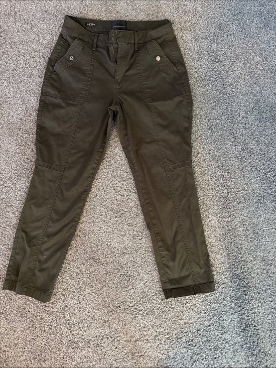 White House Black Market Pants - White House Black Market Olive Utility Cargo Pants